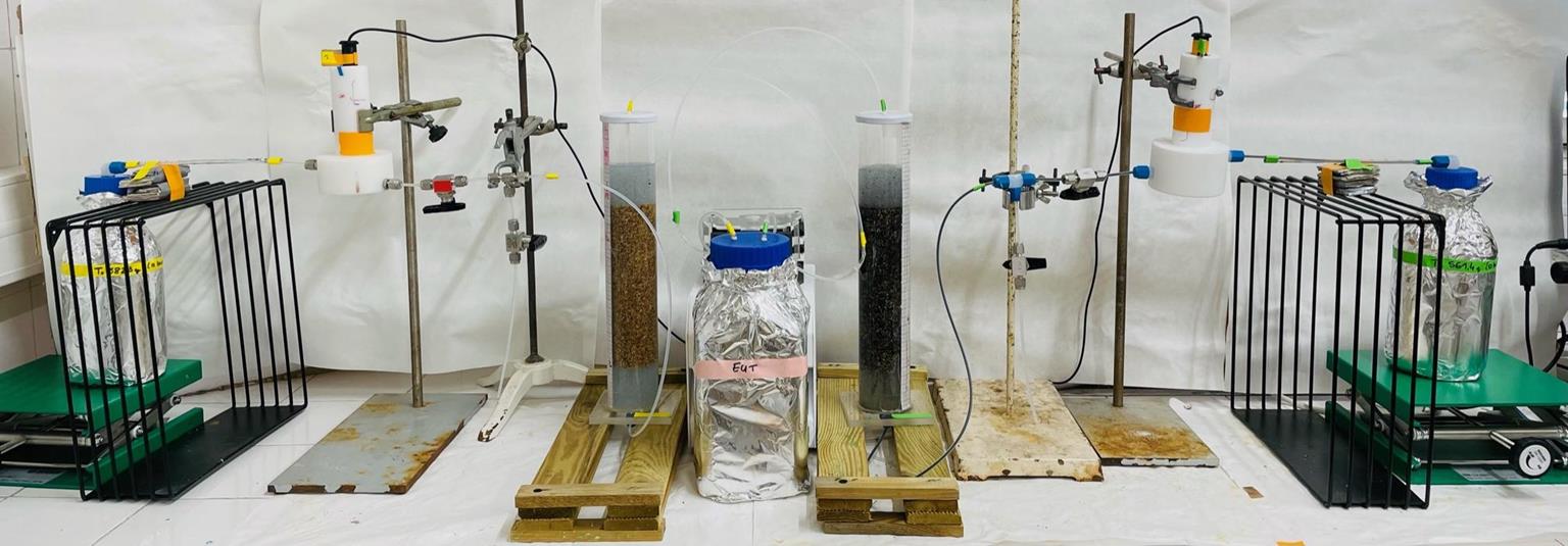 Reactive column experiment