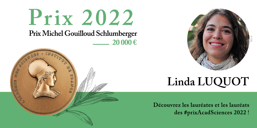 Linda Luquot &mdash; Prix Michel Gouilloud Schlumberger 2022